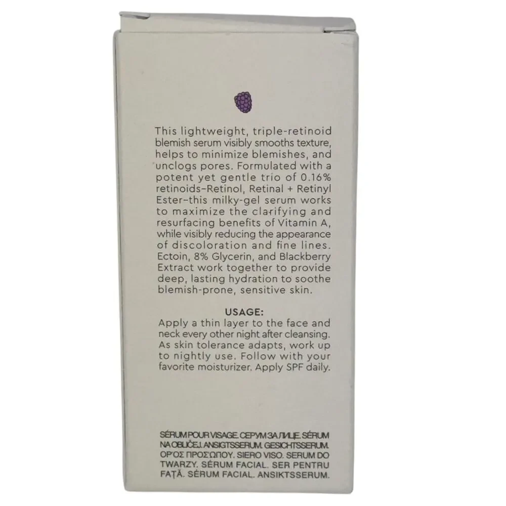 Glow Recipe Blackberry Retinol Blemish Serum